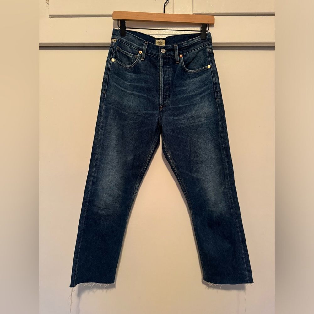 NWOT Citizens of Humanity Straight Charlotte Crop Size 26